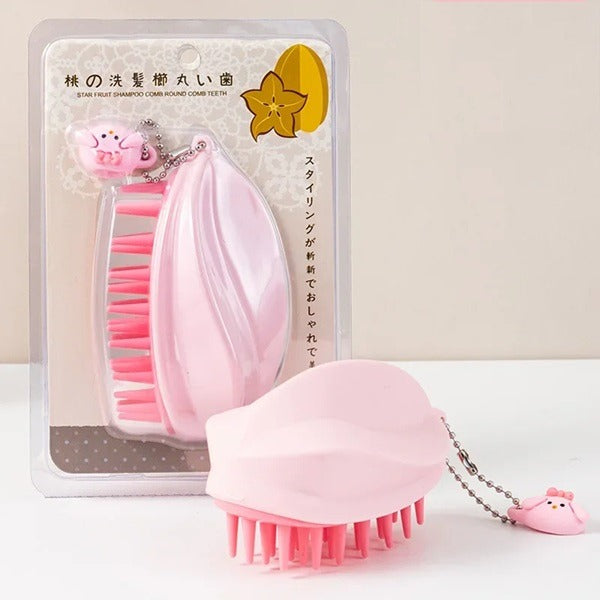 Silicone Shampoo Scalp Massage Comb