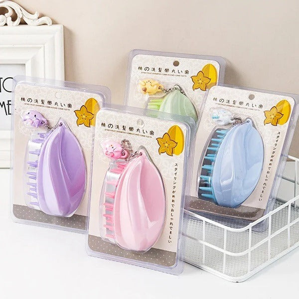 Silicone Shampoo Scalp Massage Comb