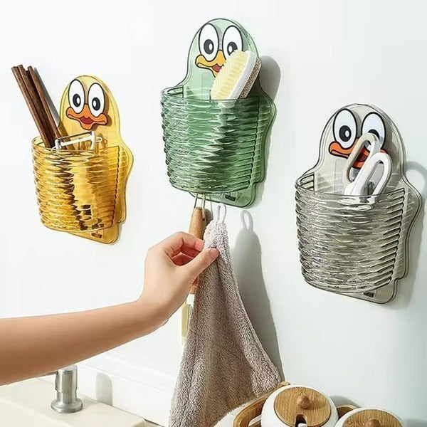 Duck Print Wall Mounted Storage Holder