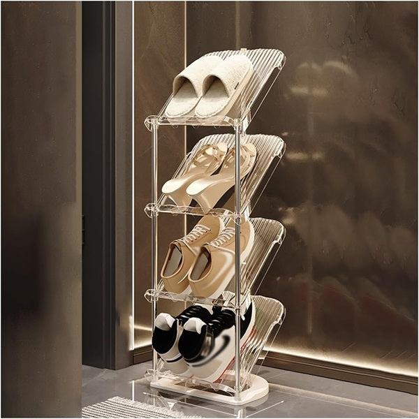 Crystal 4 Layer Shoe Rack