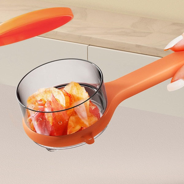 Peeler with Storage Box, Stainless Steel Multifunctional Fruit and Vegetable Peeler with Container