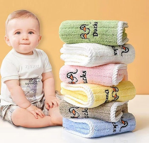 Microfiber Baby Face Towel, Super Soft Reusable Towel for Infants, Toddlers ,Kids