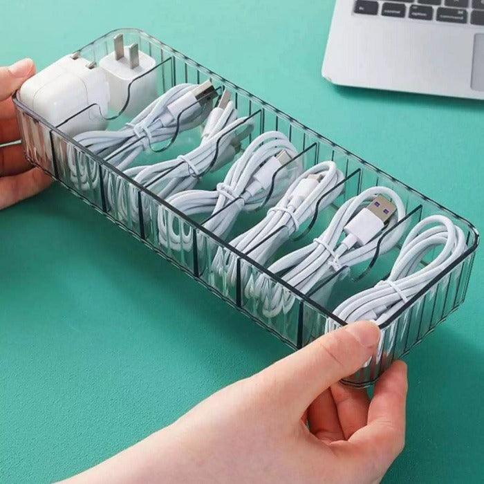 Usb Cable With Storage Data Cable Storage Box – Portable Organizer Case for USB Cables, Charg ...