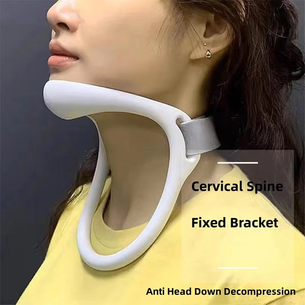 Neck Support Bracket, Cervical Neck Support Brace, Cervical Plastic Collar For Neck, Pain Relief Neck Support, Brace For Spinal Pain And Pressure Relief Yoga Home Office, Posture Corrector