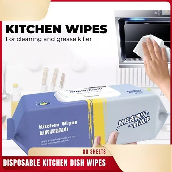 80 Sheet Kitchen Cleaning Wipes