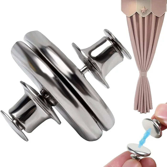 2 Pcs Magnetic Curtain Button Buckle Set [Buy 1 Get 1 Free]