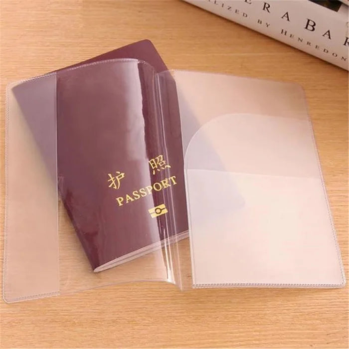 Transparent Passport Cover with Extra Slot (Pack Of 3)