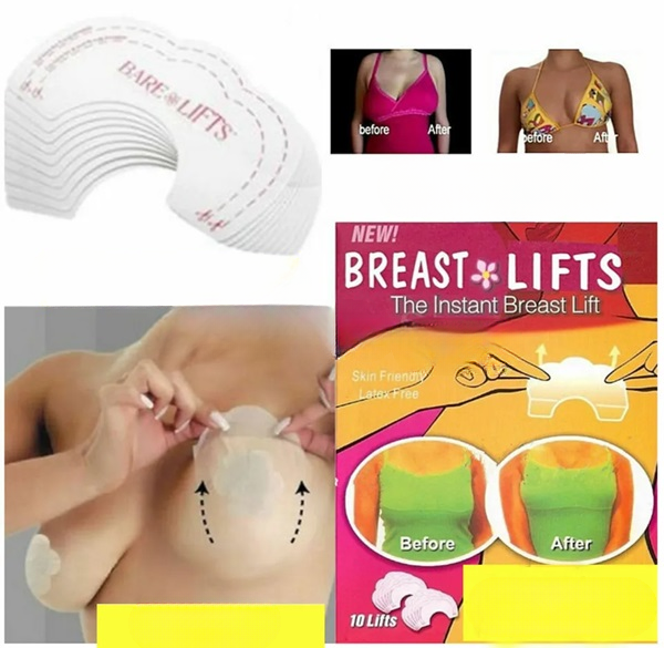 10 Pcs Bra Adhesive Breast Lift Shaper