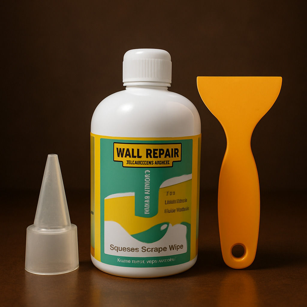 Wall Crack Repair Paste With Scrapper– Quick Drying Filler for Home Wall Cracks & Holes