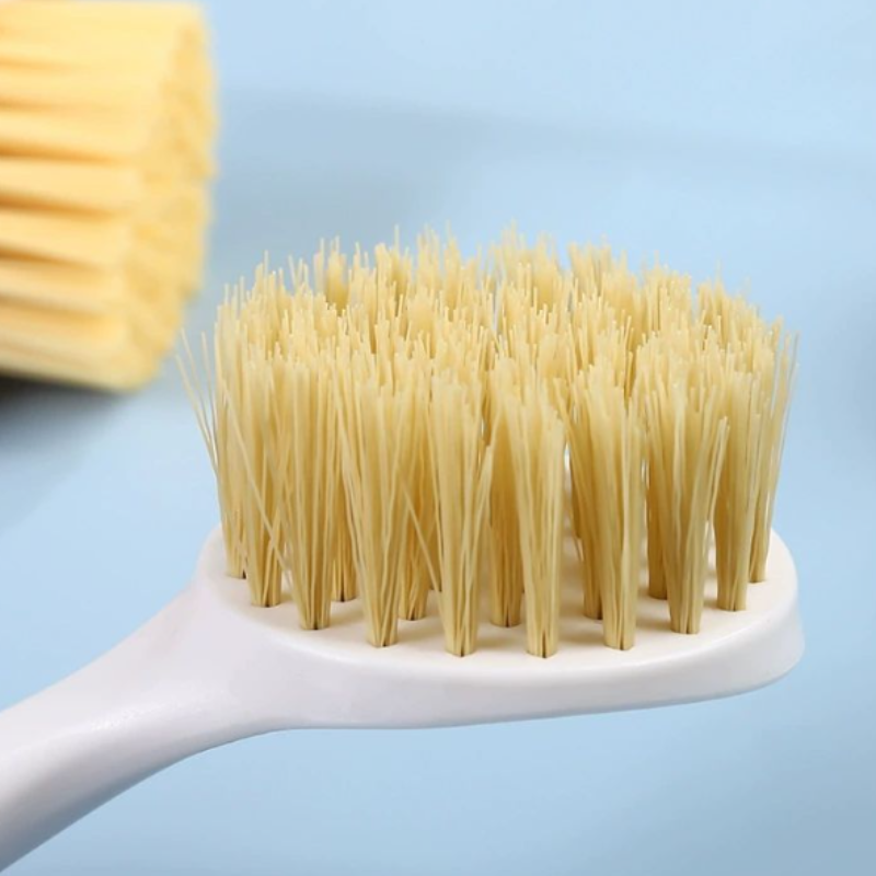 Household Kitchen Long Handle Pot Washing Brush – PP Handle with Nylon Bristles Eco-Friendly Cleaning Brush (Pack of 1)