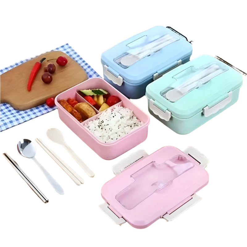 1000ml Lunch Box With Spoon & Fork