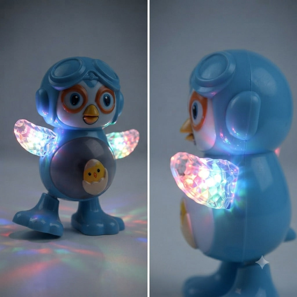 Dancing Penguin Musical Toy with Vibrant Lights – Battery Operated Moving Penguin Toy for Kids