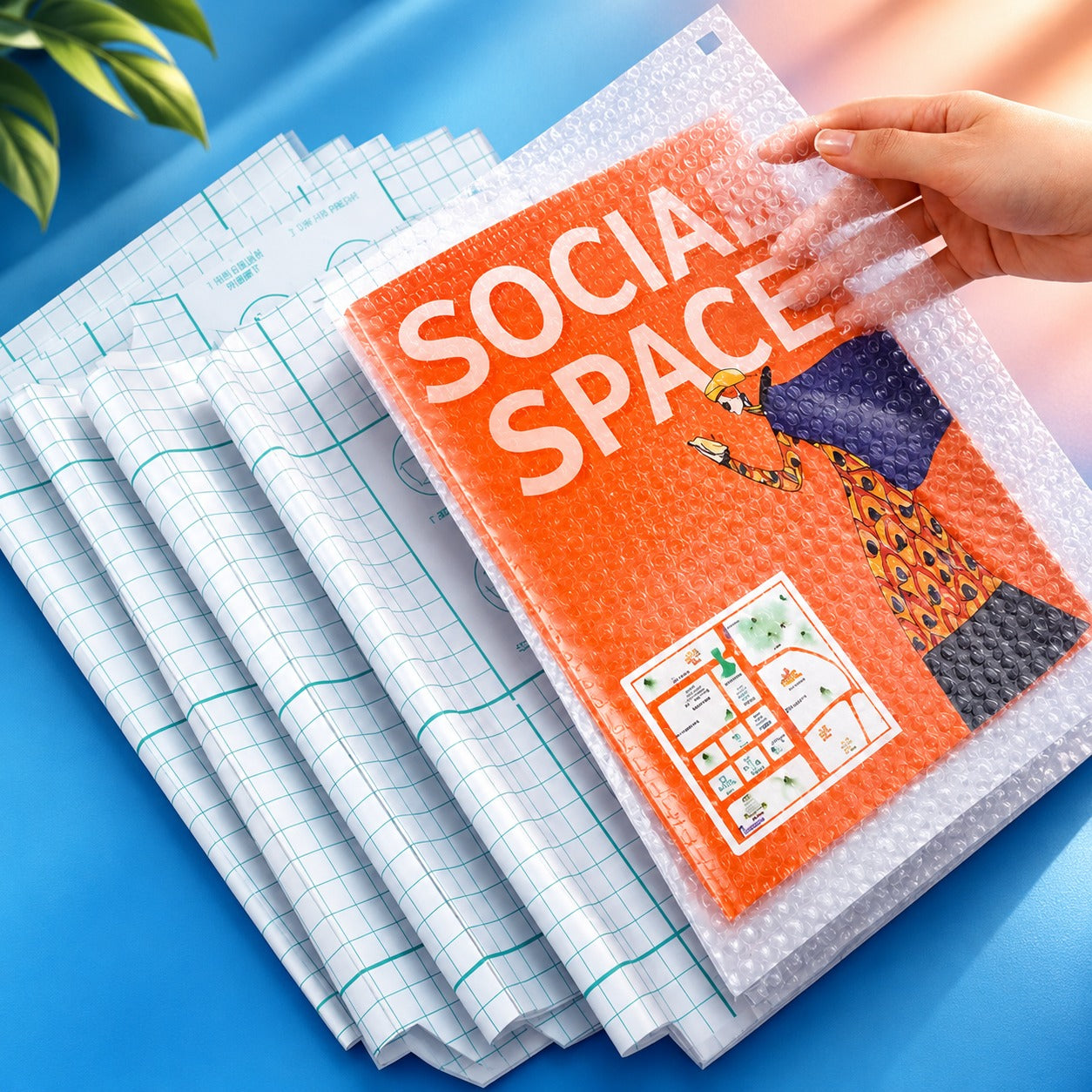 10 Pcs Self-Adhesive Book Cover Sheets | Waterproof Transparent Book Protection Film