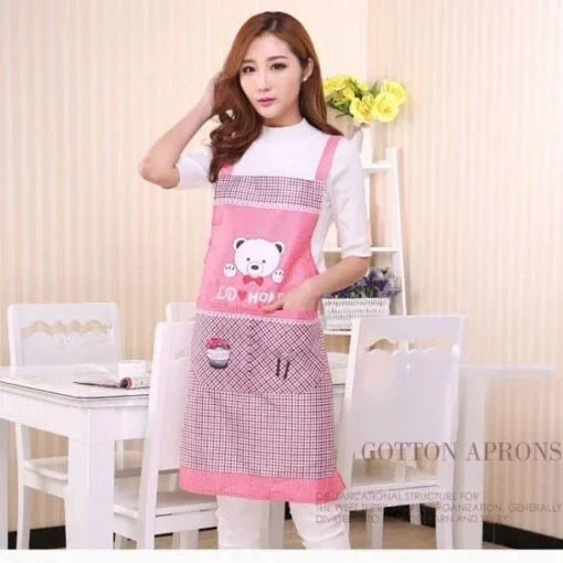 Flower Print Apron- 849