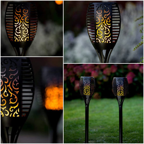 Auto on-off waterproof flame lamp for outdoor decoration and festivals
