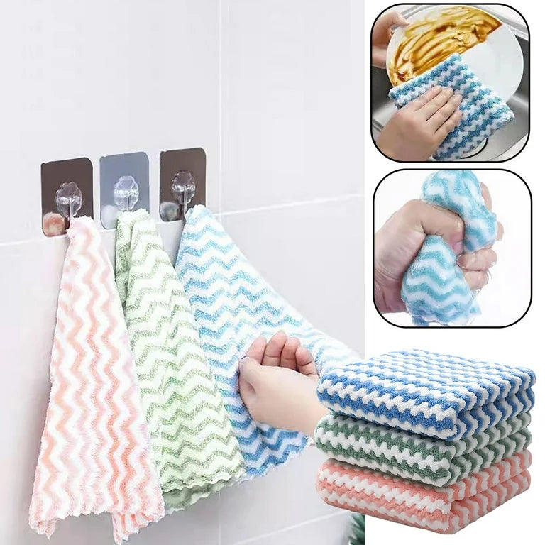 Microfiber Hand Towel Ultra Soft Quick Drying Water Absorbent for Bathroom Kitchen - Hand Towels for Gym Sports Hotel Rooms (1Pc)