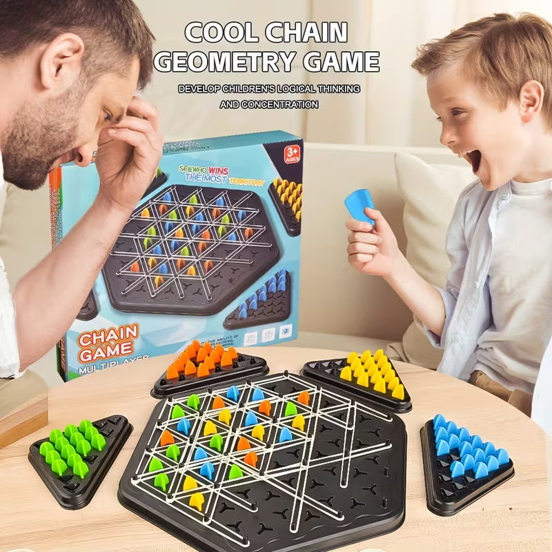 Strategy Board Game with Chess Board & Pieces – Durable PP Material | Parent-Child Educational Game for Strategic Thinking & Concentration