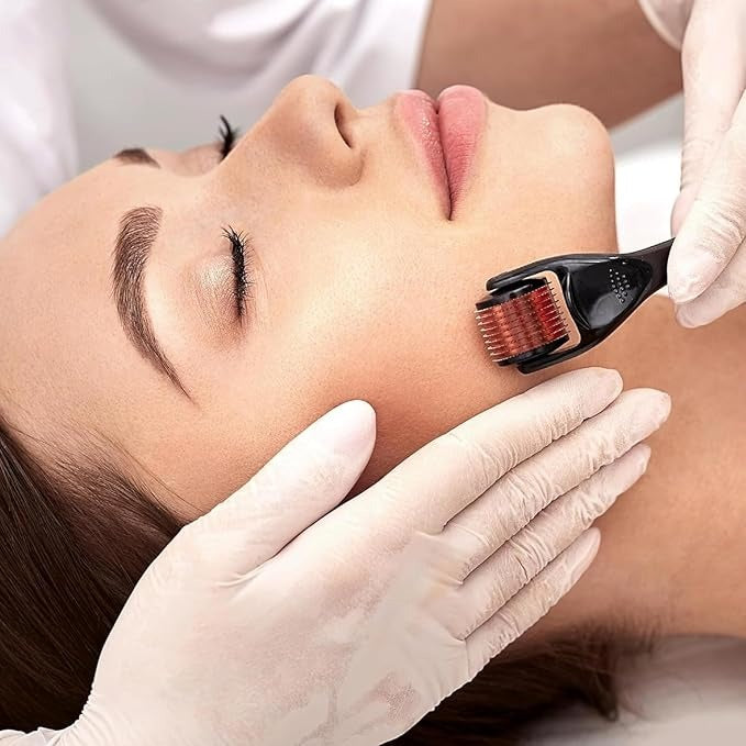 Derma Roller for Face – Microneedle Skin Care Tool for Anti-Aging & Scar Repair