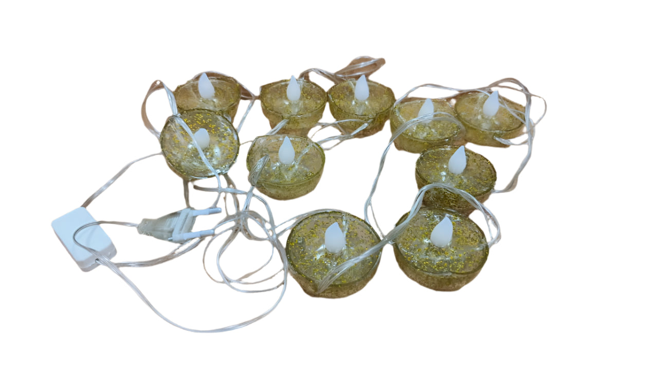 10 Diya String Light