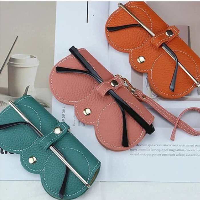 Portable Eyeglass Bag – Lightweight Soft Case for Glasses & Sunglasses (Random Color-Pack of 1)