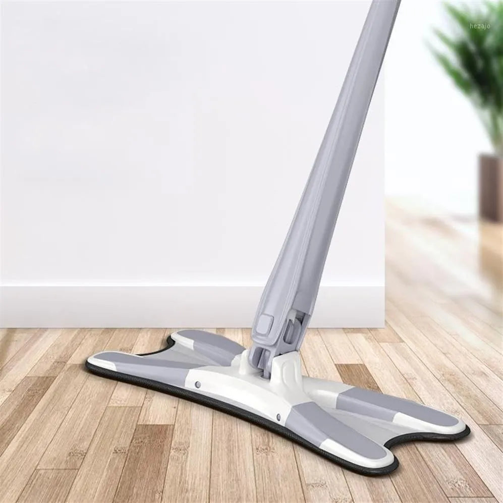 Butterfly Shaped Wet & Dry Mop – 360° Rotating Ultra-Fine Fiber Pad for Floor, Wall, Tile & Glass Cleaning (Pack of 1)