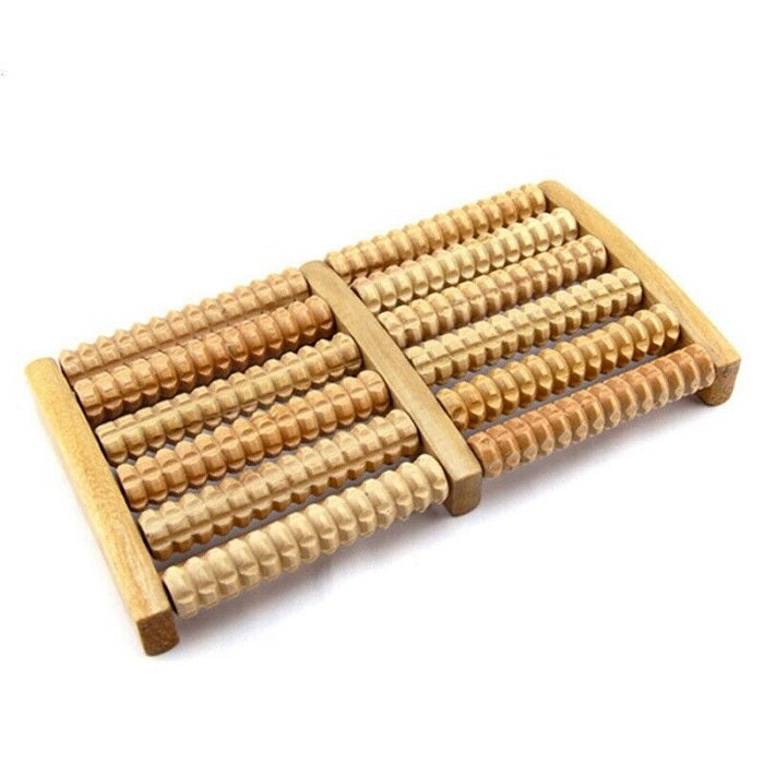 5 Row Wooden Foot Massager