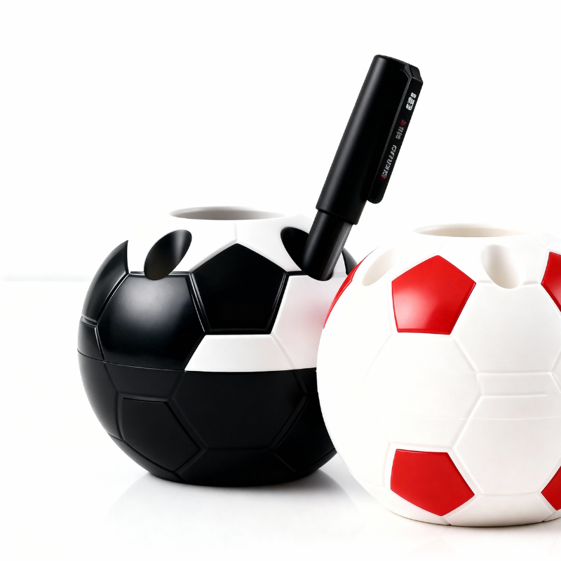 Football Pen Holder – Creative Desk Organizer for Home, School & Office (Random Color-Pack of 1)