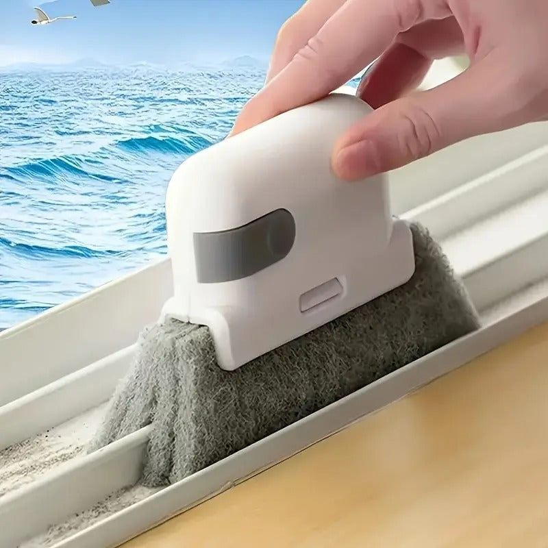 Handheld Window Track Cleaning Brush – Multi-Purpose Dust Cleaner Tool