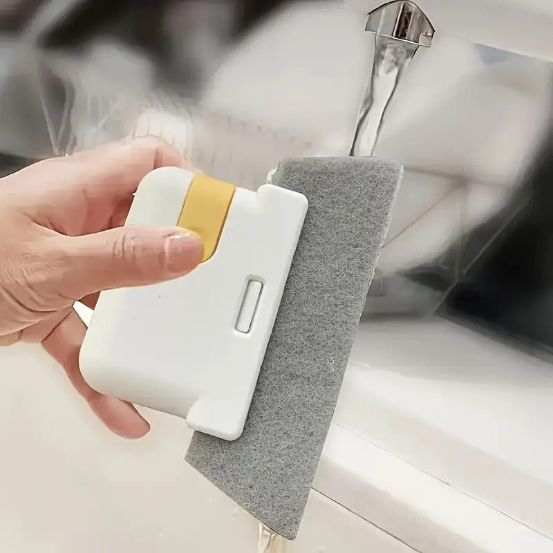Handheld Window Track Cleaning Brush – Multi-Purpose Dust Cleaner Tool
