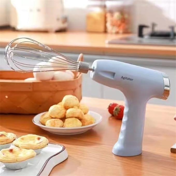 Electric Hand Mixer USB Rechargeable Random 1 Handle (Random Color)