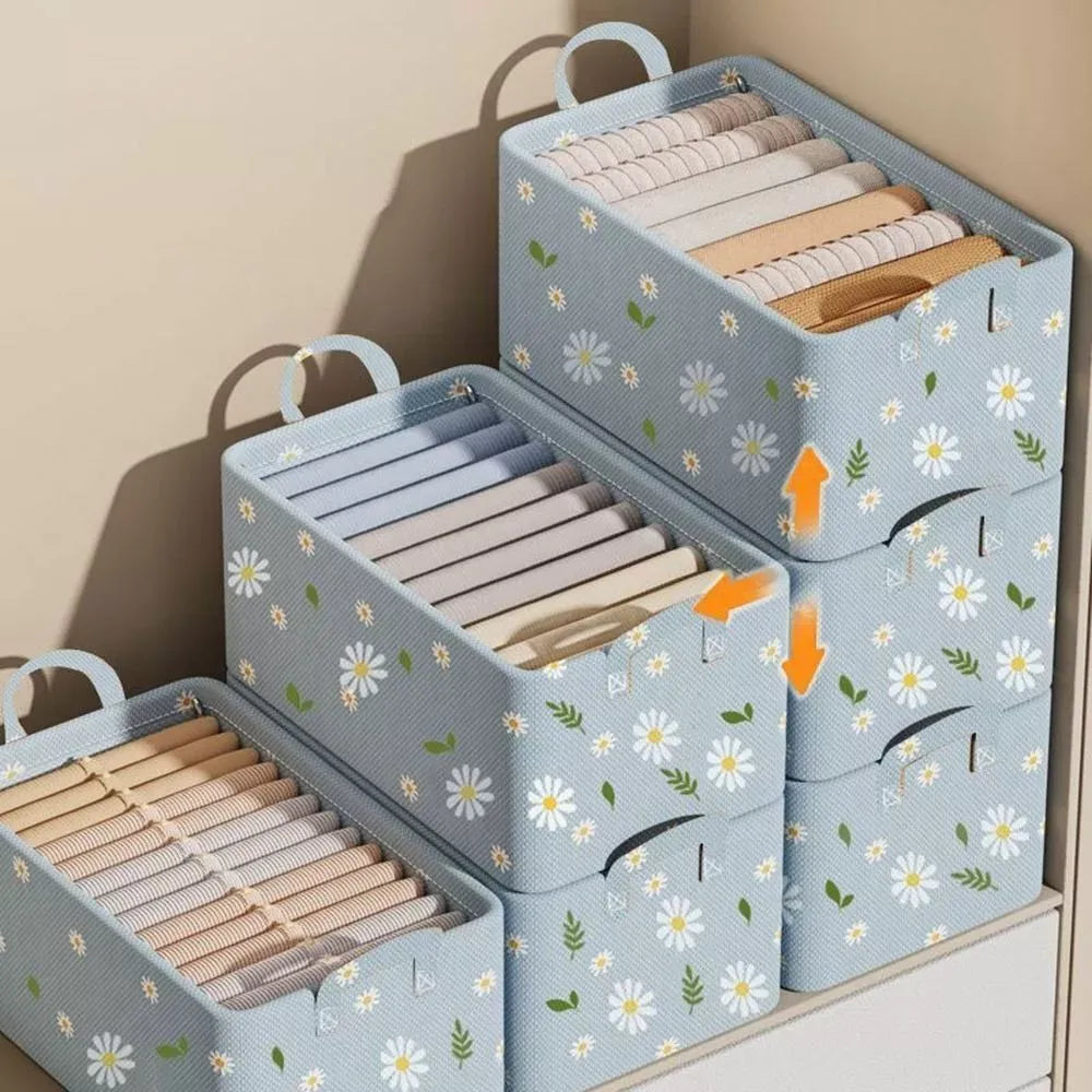 26 Ltr Folding Storage basket (Random design / Random Color)
