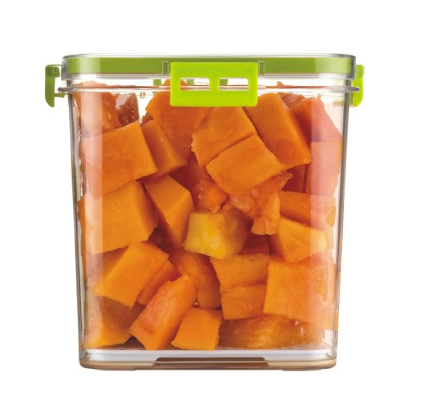 Airtight Transparent Plastic Container – 2500ML Food Storage Box for Kitchen & Fridge (Pack of 1)