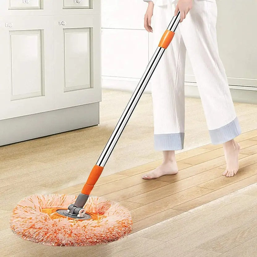 Sunflower Cleaning Mop, 360° Rotatable with Height Adjustable Handle