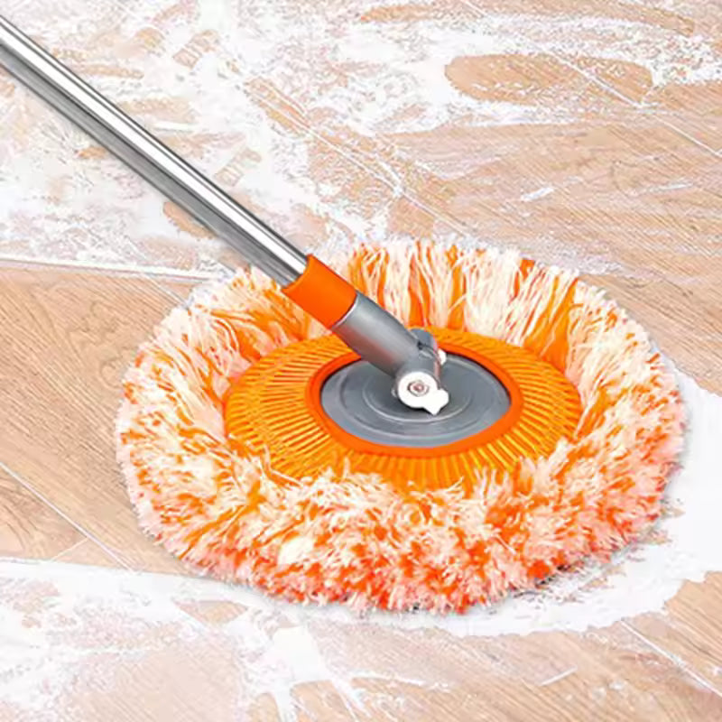 Sunflower Cleaning Mop, 360° Rotatable with Height Adjustable Handle