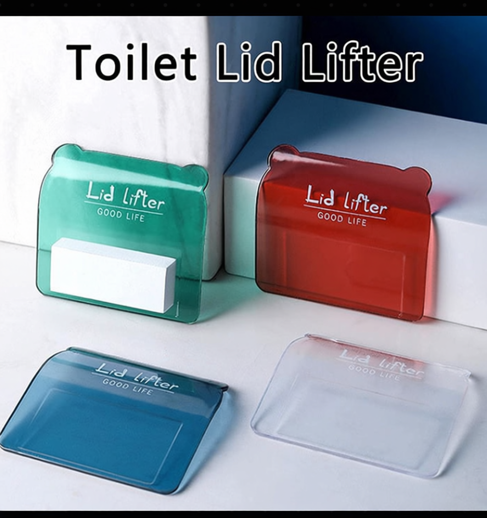 Transparent Toilet Seat Lifter – Hands-Free Bathroom Hygiene Tool