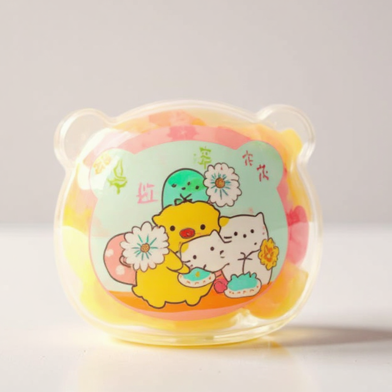 Mini Bear Case Paper Soap  – Pocket-Friendly Travel Soap in Mini Case (Pack of 1)