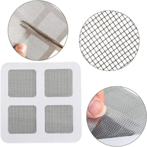 Mosquito Net Repair Patch Set (30 Pcs) – Strong Self-Adhesive Mesh Sti ...