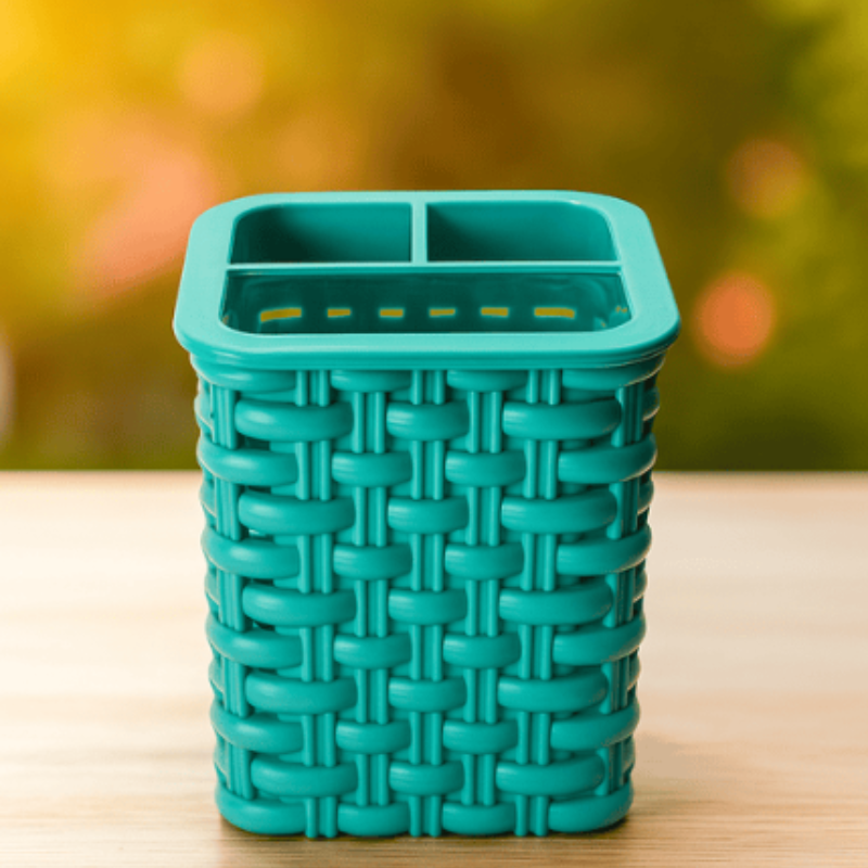 Office Plastic Multipurpose Stand – Desk Organizer & Penholder for Home, School & Office Use