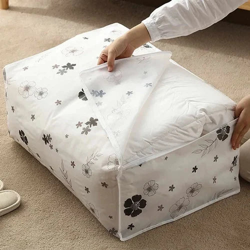 New Quilt Storage Bag – Large Size Organizer for Blankets, Quilts, Comforters & Bedding (Pack of 1)