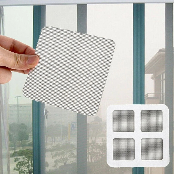 Window Net Patch 10 Pcs Mosquito Net Repair Patches – Self-Adhesive Mesh Stickers for N ...