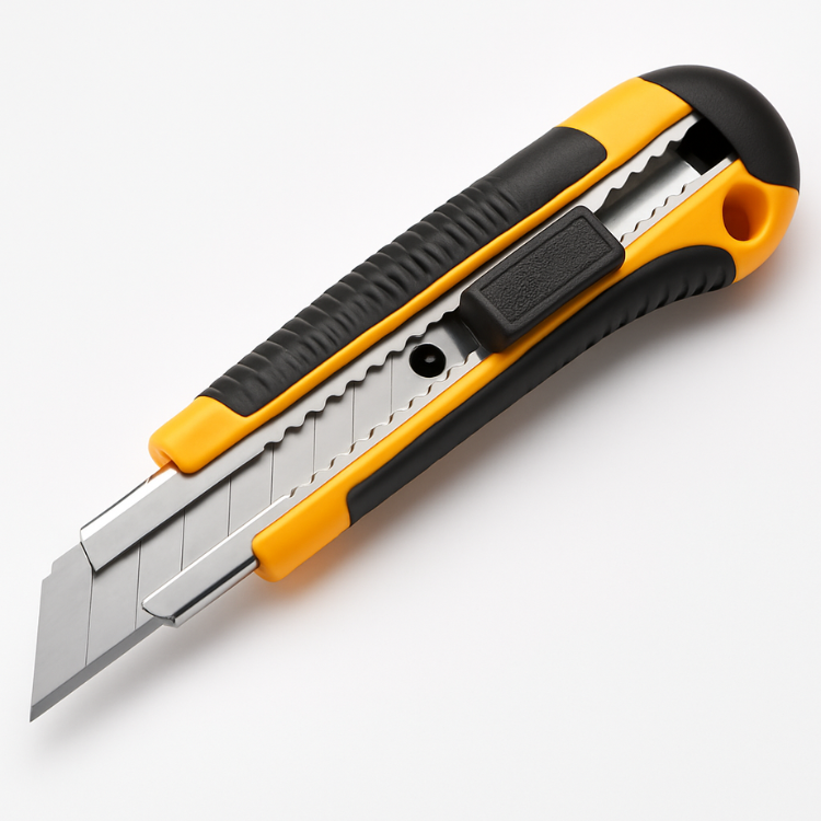 Heavy-Duty Retractable Utility Knife – Snap-Off Blade Cutter for Office, Craft & Industrial Use