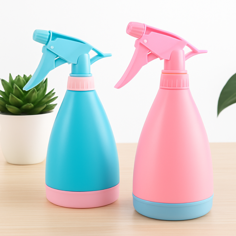 500 ml Plastic Water Spray Bottle – Adjustable Nozzle Sprayer for Home, Office, Hospital, Salon, Gardening & Cleaning (Random color-Pack of 1)