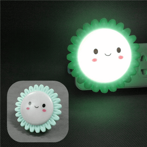 Smiley Sun Shaped LED Night Lamp (Random Colors)