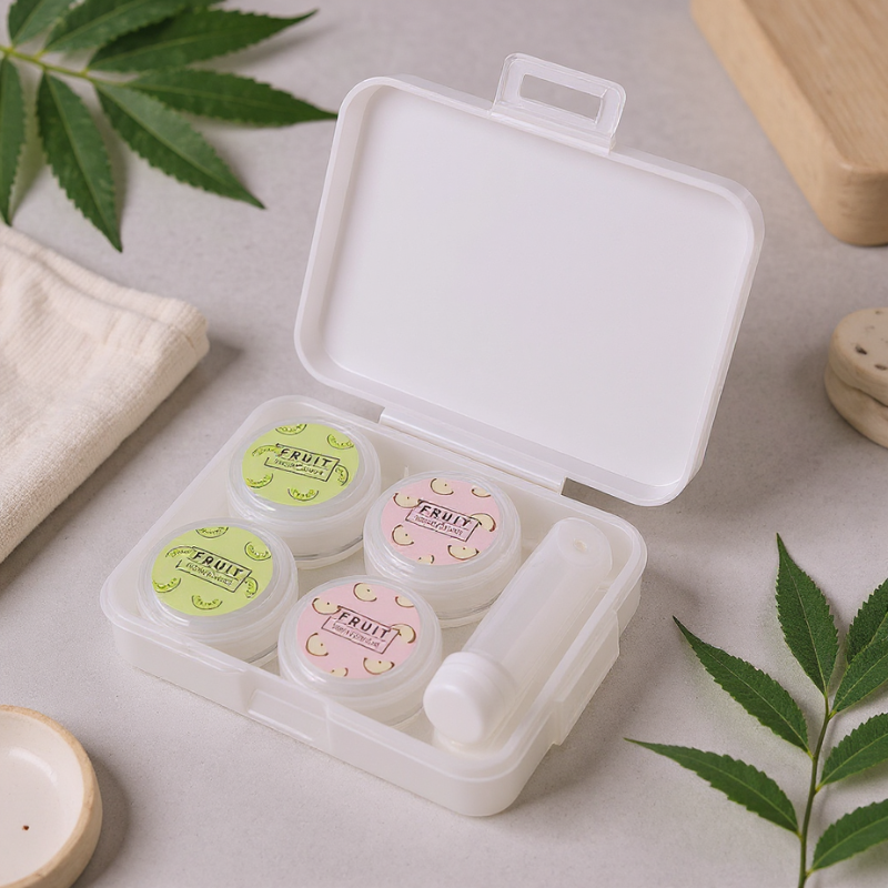 Travel Transparent Contact Lens Case Box- Portable Lens Box for Men and Women ( Pack of 1 )