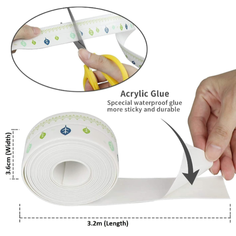 Self-Adhesive Waterproof Sealing Tape – Kitchen Sink, Bathroom Corner – 99wholesale