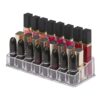 24 Cavity acrylic lipstick organiser is showcased in the picture.