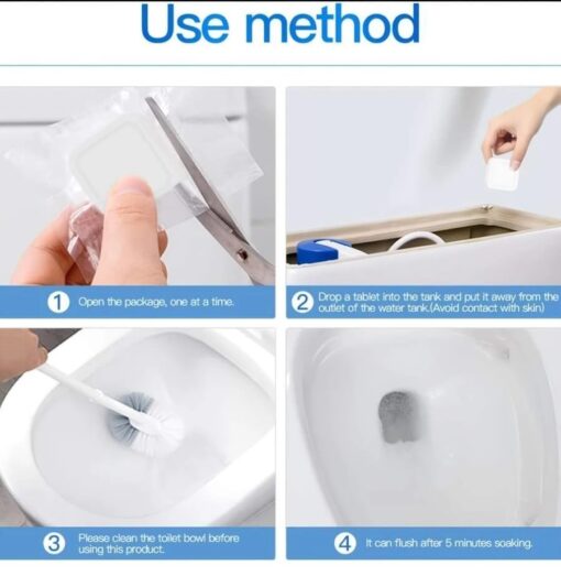 Toilet Bowl Cleaning Tablet (Pack of 10 Pcs)