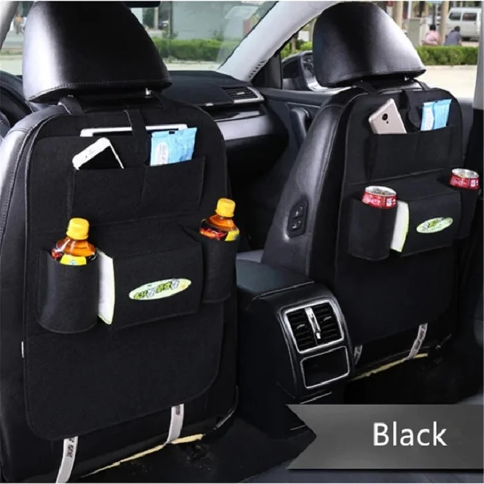 Car Seat Organizer for Backseat (Black)
