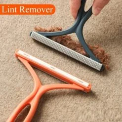 Orange color silicone lint remover. Black color silicone link remover.