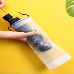 umbrella waterproof case is being used to add umbrella into it.